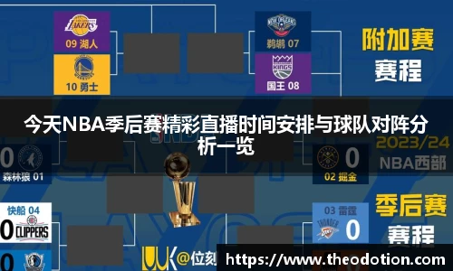 今天NBA季后赛精彩直播时间安排与球队对阵分析一览